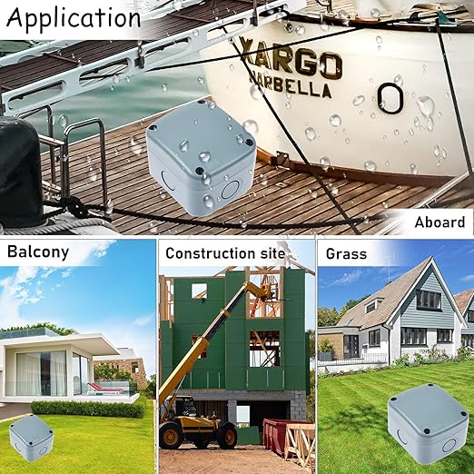 Waterproof Junction Box, Nineleaf PVC/ABS Outdoor Junction Box Electrical - Image 8
