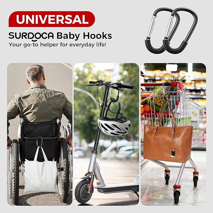 SURDOCA Stroller Hooks - Image 6