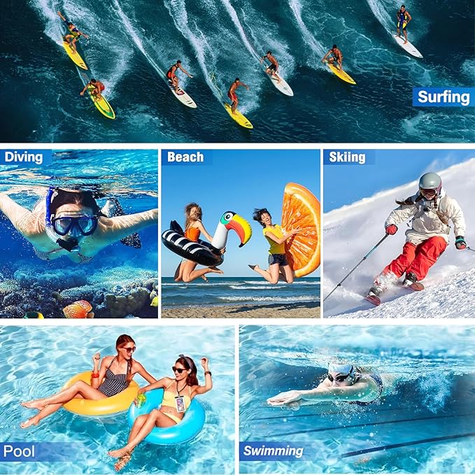 3 Pack Waterproof Phone Pouch IPX8 Universal Waterproof Case Dry Bag Phone - Image 7