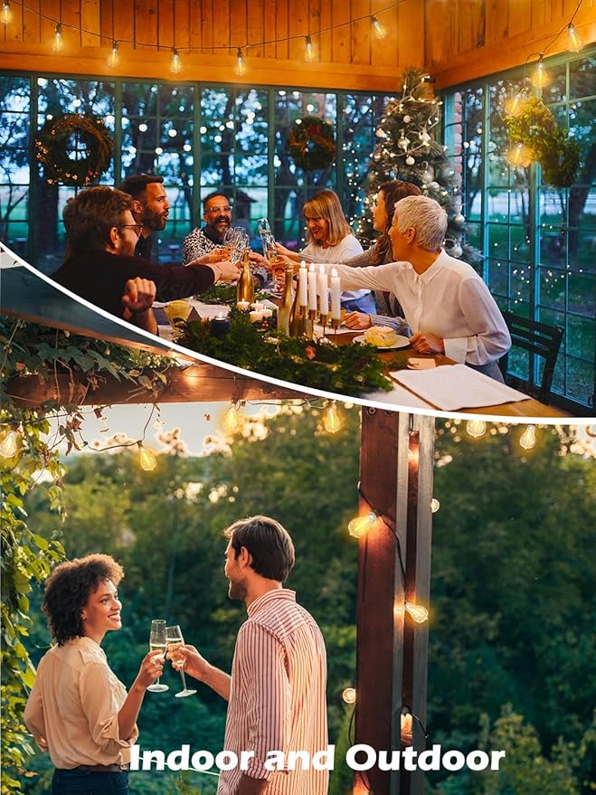 DAMAING Outdoor-String-Lights-Patio-Light-Outside 400FT Waterproof Patio Lights - Image 5