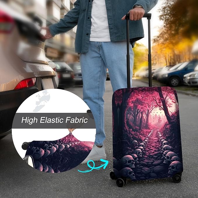 Luggage Cover Protector for 30-32 Inch Suitcases, TSA Approved Elastic Travel - Image 4