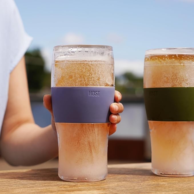 HOST Beer FREEZE Beer Glass Cups Set Drinking Glasses, Freezer Mugs - Image 8