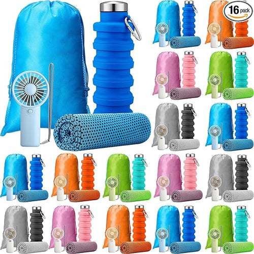 16 Set Theme Park Necessities Cruise Ship Accessory Kit Collapsible Water by Wovnet