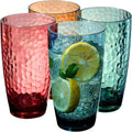 Unbreakable Large Premium Plastic Reusable Drinking Glasses Restaurant Cups by Khen