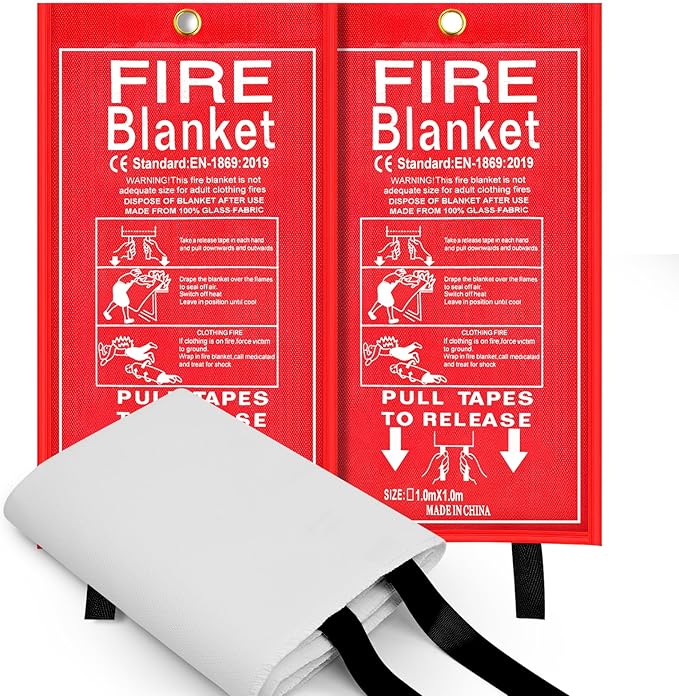 FJNATINH Fire Blankets Emergency by HOMEKITCHENTOOL