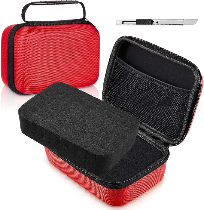 Relaxweex EVA Hard Case with Customizable Foam 7.1 x 4.7 x 3.1 Inch Protective by Relaxweex