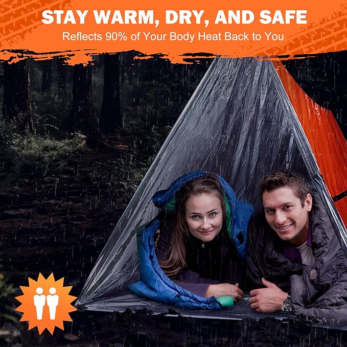 Emergency Survival Tent Life Shelter - Image 2