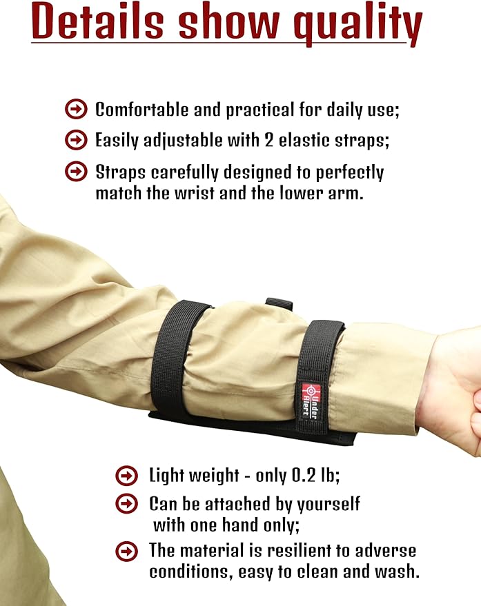 Underalert Tactical Wristband Dope Card Holder Sniper Data Book Quarterback - Image 2