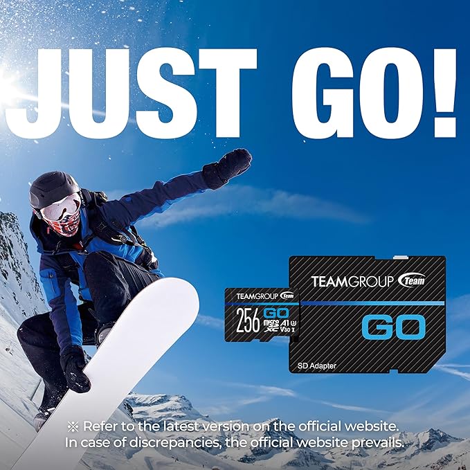 TEAMGROUP GO Card 256GB MicroSDXC UHS-I U3 V30 4K - Image 2