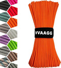 VVAAGG 1000 Orange Paracord 200FT Utility Parachute Cord 4mm Nylon String12 by ParacordSpecialist
