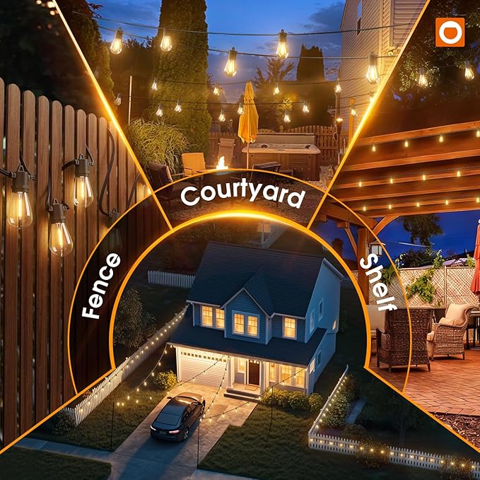 addlon 78 FT Solar String Lights Outdoor Waterproof - Image 7