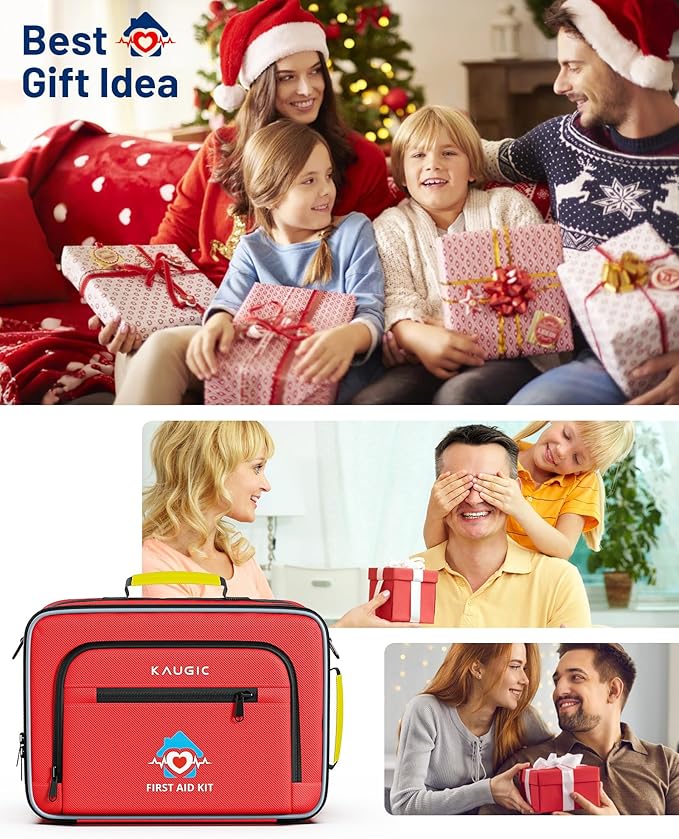 500 PCS First Aid Kit for Travel Camping Car Home Businesses, Well-Organized - Image 9