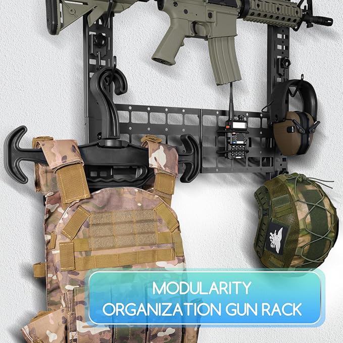 Adoreal Modularity Gun Wall Mount, Hold Up 120LBS Gun Rack - Image 5