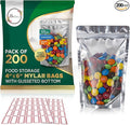 BELLE KR® 4x6 Mylar Bags for Food Storage by BELLEKR