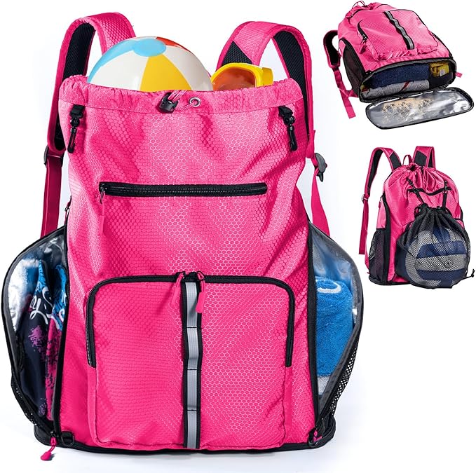 Large Beach Backpack Waterproof Sandproof by VIGEGARI