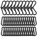 60PCS M6 Heavy Duty Carabiner Clip, 2.36Inch Snap Hook Quick Link Small by XHAMXE