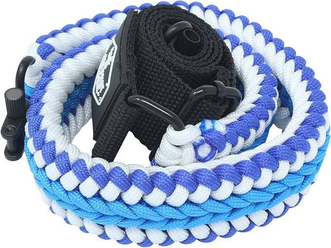 Extra Wide Gun Sling Paracord 550 Adjustable w/Swivels - Image 2