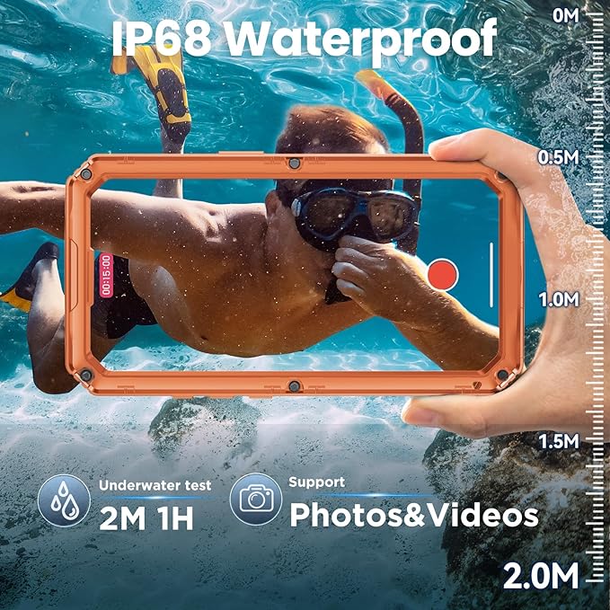 Mitywah Waterproof Case for iPhone 17 Pro Max, Rugged Metal Case - Image 3