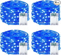 4-Pack 50 LED Christmas Fairy Lights Battery Operated by EXF