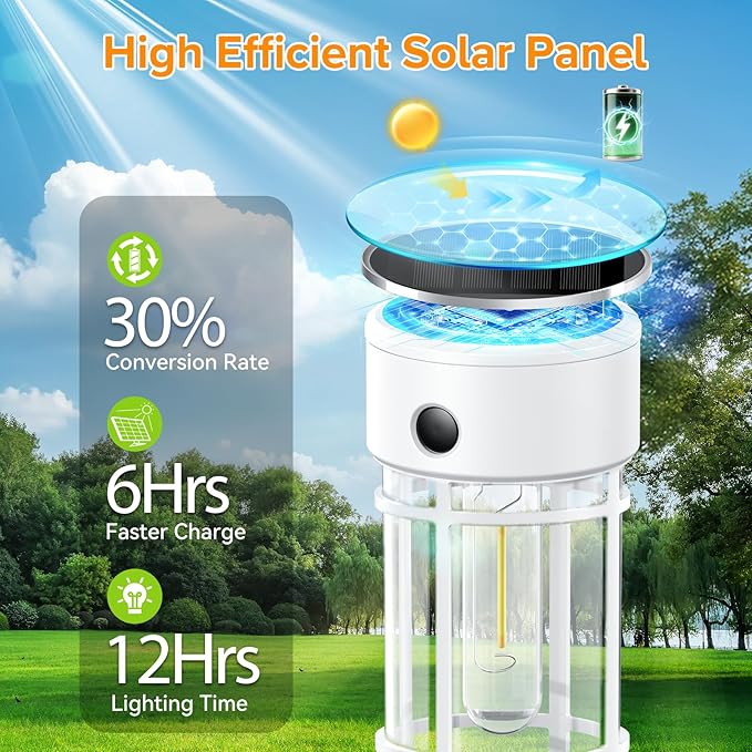 LETMY Solar Pathway Lights Outdoor, 8 Pack Solar Lights Outdoor Waterproof IP65 - Image 6