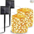 Solar String Lights Outdoor, 2 Pack 144FT 400 LED Solar Twinkle Lights by BHCLIGHT