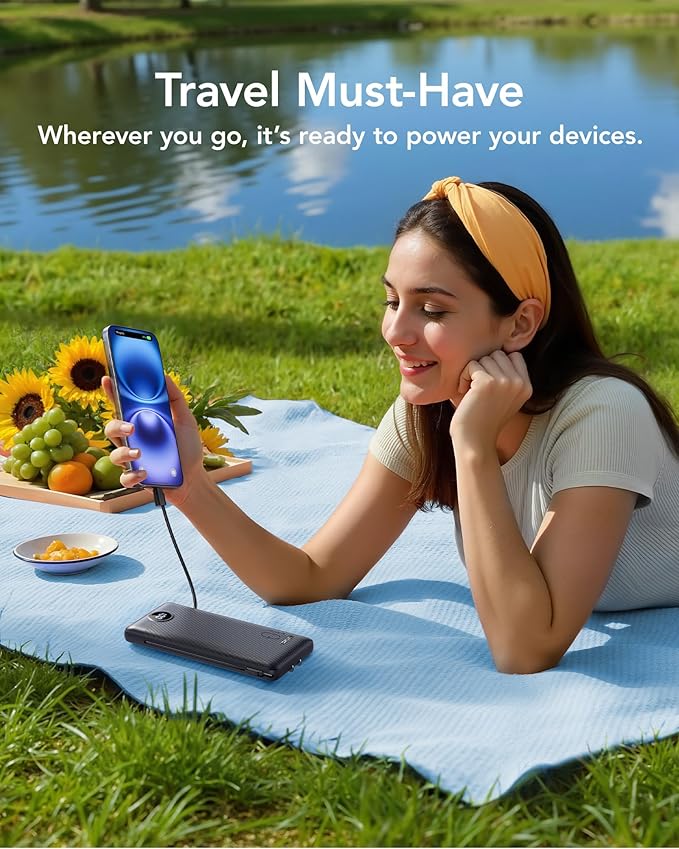VRURC Portable Charger Power Bank - 10000mAh Fast Charging PD 20W - Image 9