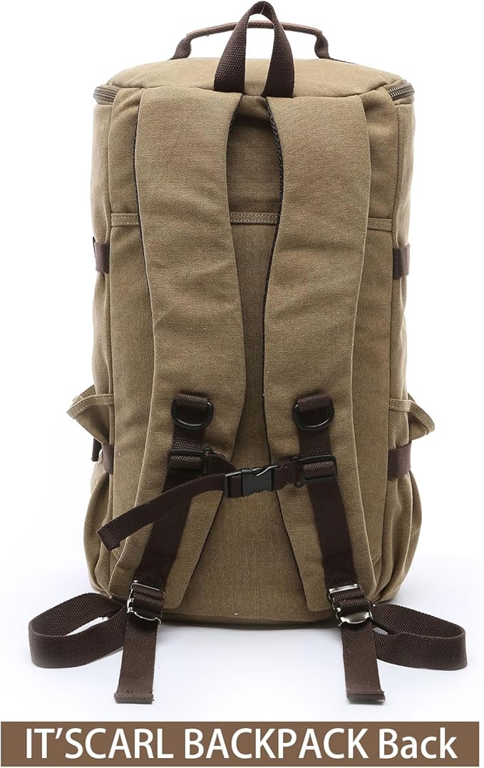 IT'SCARL Large backpack for men, Travel backpack, Carry on, Canvas big bag - Image 8