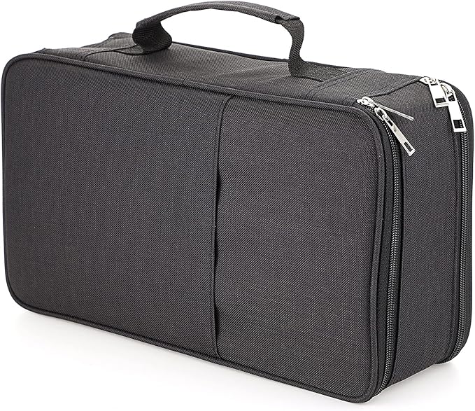 BTSKY Colored Pencil Case 360 Slots Pencil Bag Organizer High Capacity Holder by BTSKY