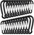 24 PCS Small Carabiner Clips, Spring Snap, Keychains Hooks, Backpacking by YSJNUS