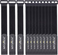 1"x 24"-12 Pack Reusable Fastening Cable Straps by MYUREN