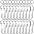 sprookber 2" Small Carabiner Clip, D Ring Caribeener, Spring Snap Hook by Sprookber