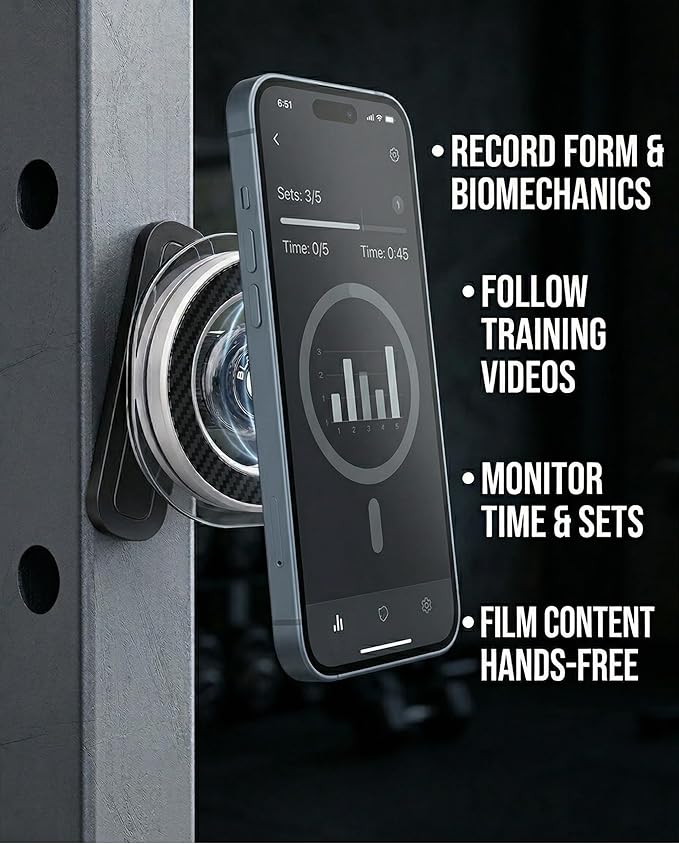 BLAUBECK Magnetic Gym Phone Holder - Image 4