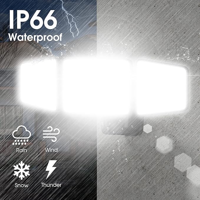 120W LED Flood Lights Outdoor, High Brightness 12000lm LED Security Light - Image 5