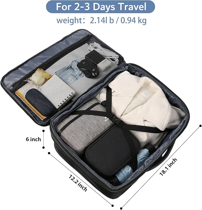 MATEIN Mens Travel Backpack, 27L Lightweight Carry on Backpack - Image 4