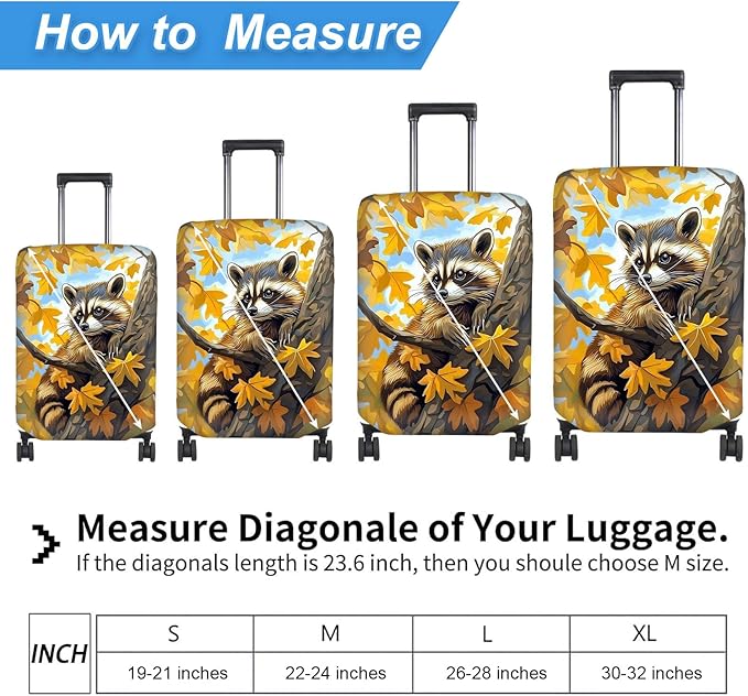 Luggage Cover Protector for 26-28 Inch Suitcases, TSA Approved Elastic Travel - Image 2