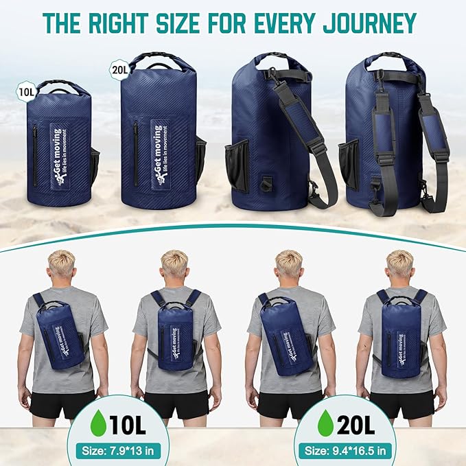 BKNOOU Dry Bag Waterproof Backpack - Image 8
