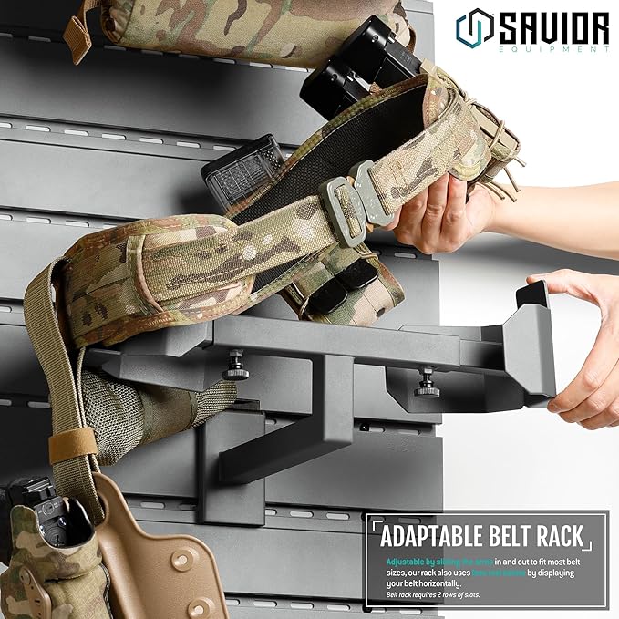 Savior Equipment Wall Rack System H.A.B Attachment Tactical Gear Wall Mount - Image 5