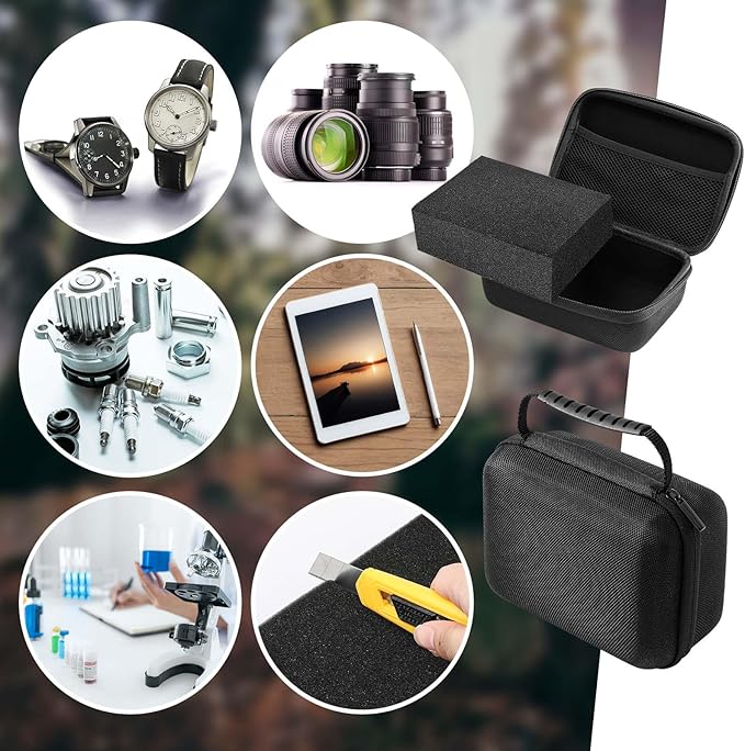 Relaxweex EVA Hard Case with Customizable Foam 7.1 x 4.7 x 3.1 Inch Protective - Image 5