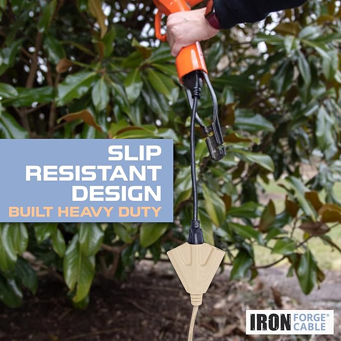 Iron Forge Cable Weatherproof 100 Ft Outdoor Extension Cord - Image 4