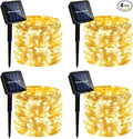 4 Pack Solar Fairy Lights 131Ft 400 LED Outdoor Twinkle Light by Danhh