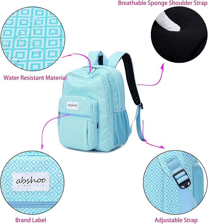 abshoo Classical Basic Travel Backpack - Image 3