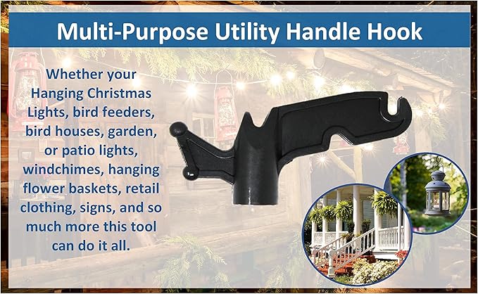 JSP Manufacturing Multi-Purpose Plastic Utility Hook Screw On Pole Attachment - Image 7