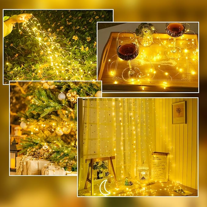 8-Pack Fairy Lights Battery Operated - Image 5