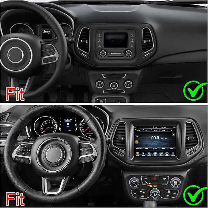 10" Android 13 Car Stereo for Jeep Compass 2017-2019, 2.5D 1080P HD Touch Screen - Image 9