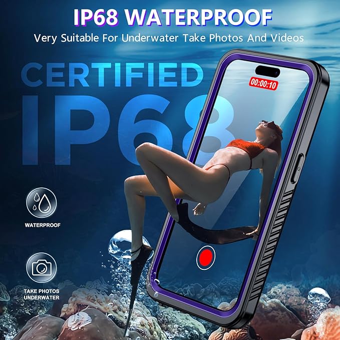 Red2Fire 2025 New for iPhone 15 Pro Case Waterproof, Phone Case for iPhone 15 - Image 2