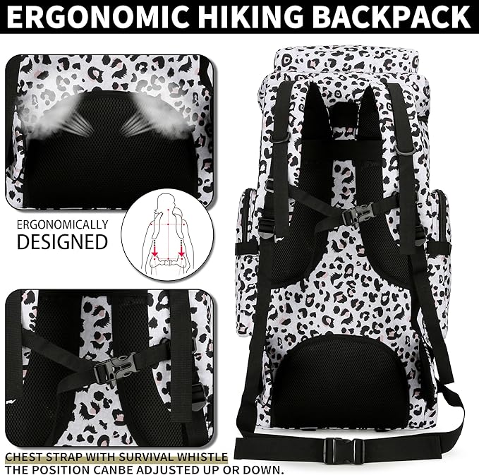 Hiking Backpack for Men 70L/100L Camping Backpack Military Rucksack Molle 3 - Image 4