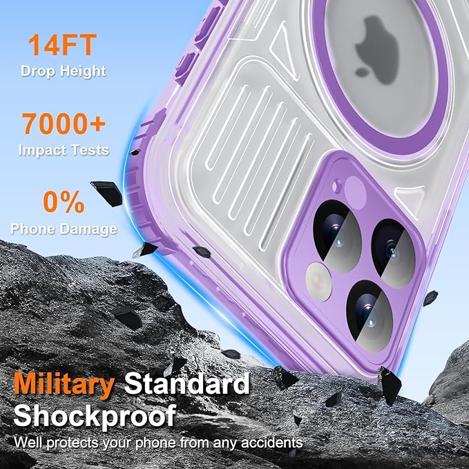 WIFORT for iPhone 15 Pro Waterproof Case, 360 Full Body Sealed Protection Cover - Image 9