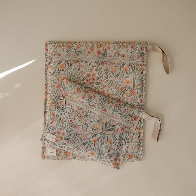 mushie Water Resistant Wet Bags | Large & Small Reusable Storage Bag - Image 3