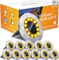 Biling Solar Ground Lights Outdoor 12 Packs, Bright 12 LEDs Solar Lights by biling