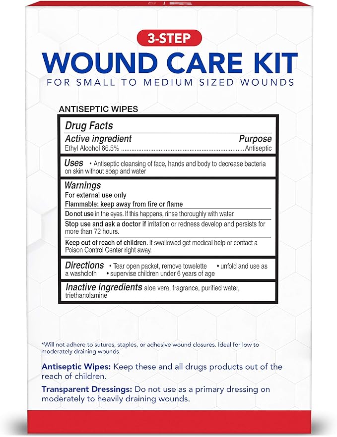 All Health Wound Care Kit & First Aid Supplies, 40 Piece | - Image 6